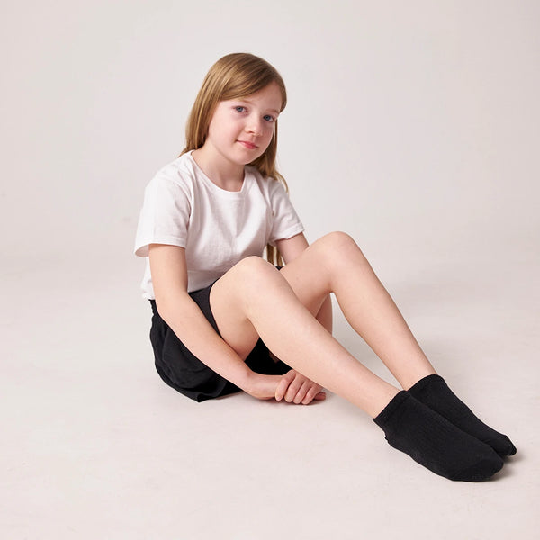 EQLEF Rutschfeste Fußballsocken Kinder, 2 Paar Fussball Socken