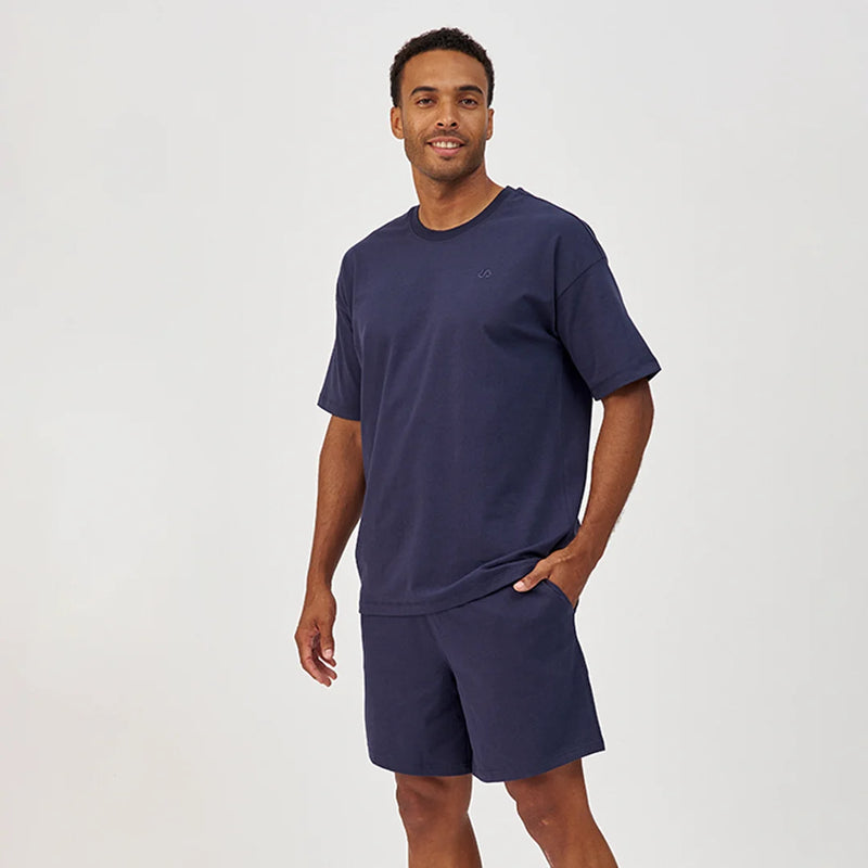 Schlafanzug Unterteil Herren kurz | Dunkelblau