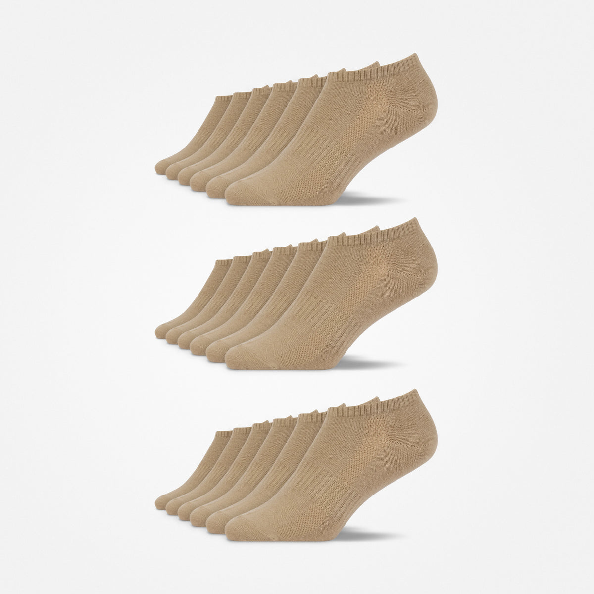 {"alt": "Sneaker Socken - Socken - Beige", "quantity":"3"}