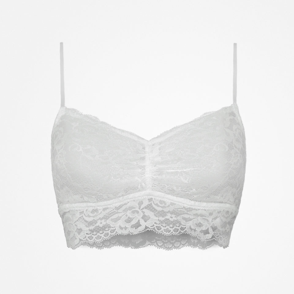 Reggiseno in pizzo - Top - Bianco