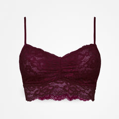 {"alt": "Soutien-gorge en dentelle - Hauts - Rouge vin", "quantity":"1"}
