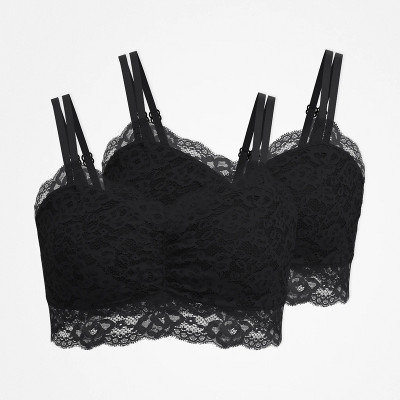 {"alt": "Spitzen-BH Plus Size - Oberteile - Schwarz", "quantity":"2"}