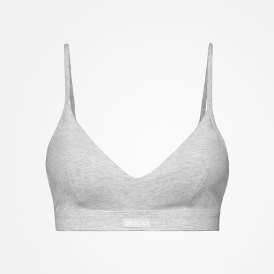 Soutien-gorge souple rétro - Hauts - Gris