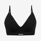 Retro Soft-BH Plus Size - Oberteile - Schwarz