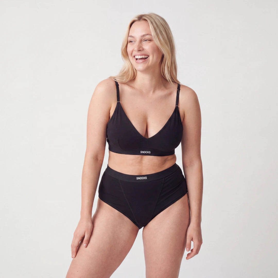 Retro Soft-BH Plus Size - Oberteile - 