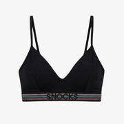 Retro Soft-BH - Oberteile - Schwarz (Pride)