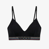 Retro Soft-BH - Oberteile - Schwarz (Pride)