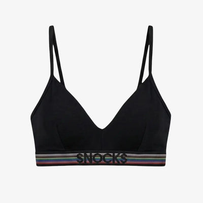 Retro Soft-BH - Oberteile - Schwarz (Pride)