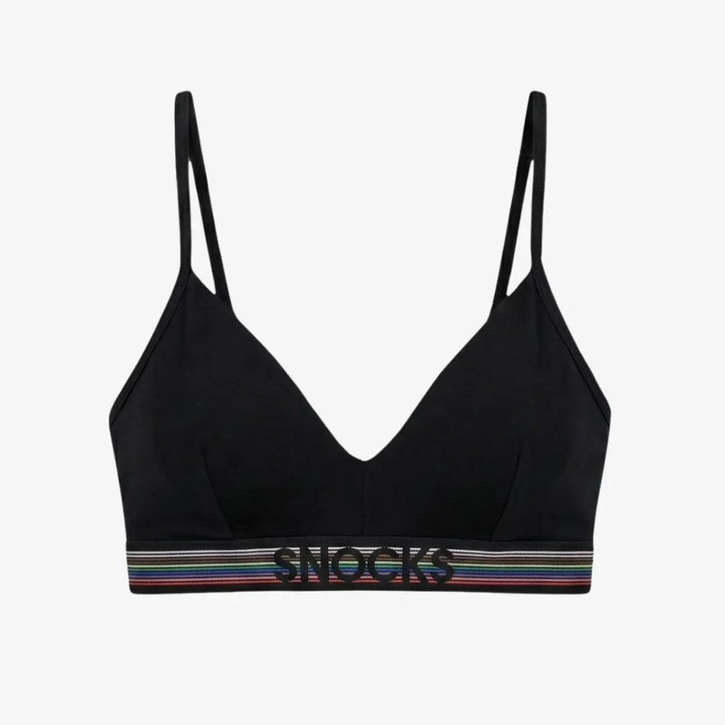 Retro Soft-BH - Oberteile - Schwarz (Pride)