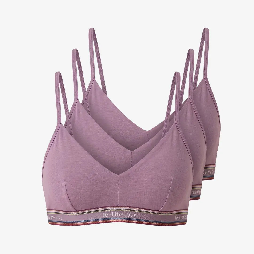 {"alt": "Retro Soft-BH Pride - Oberteile - Dusty Plum (Pride)", "quantity":"3"}