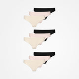 {"alt": "Brazilian Slips - Unterhosen - Mix (Hellbeige/Rose/Schwarz)", "quantity":"3"}