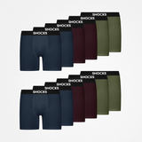 {"alt": "Lange Boxershorts - Unterhosen -  Mix (Rot/Olive/Blau)", "quantity":"2"}