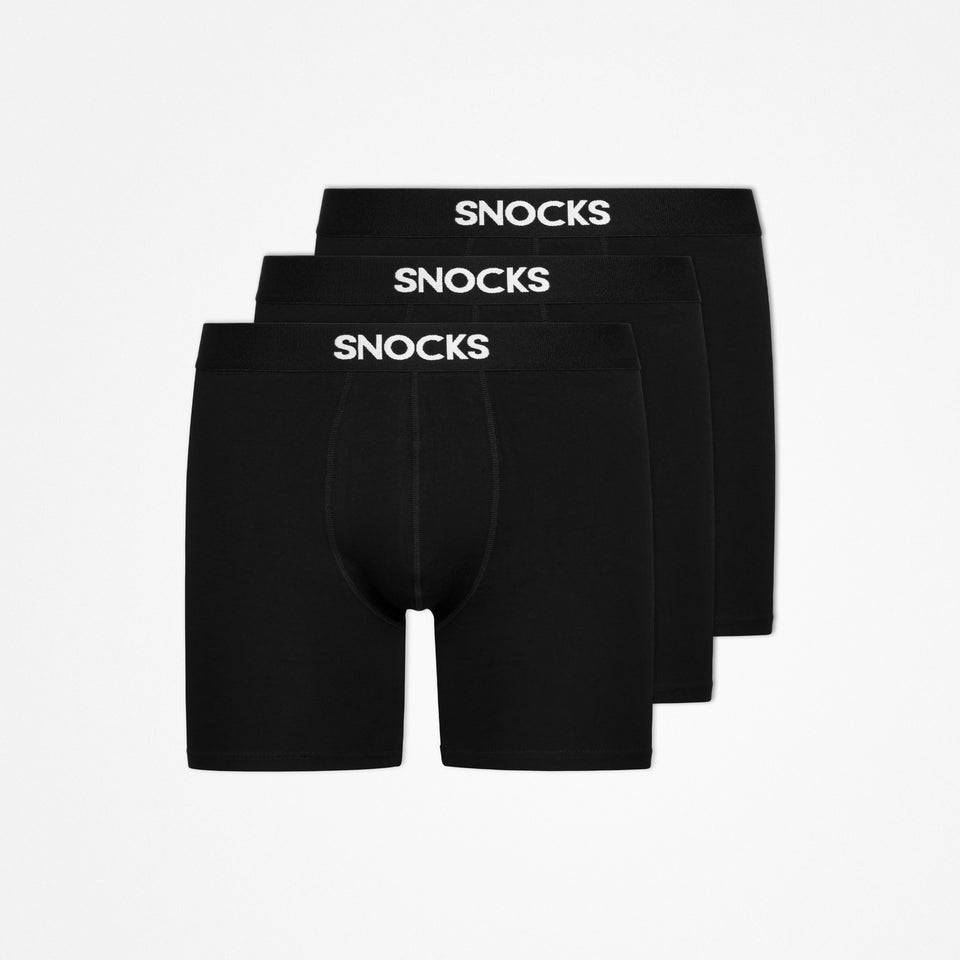 Boxer lunghi di qualità superiore - Mutande - Nero