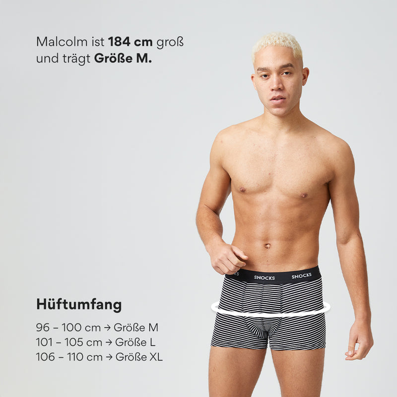 Boxershorts met strepen - Onderbroek - Pasvorm