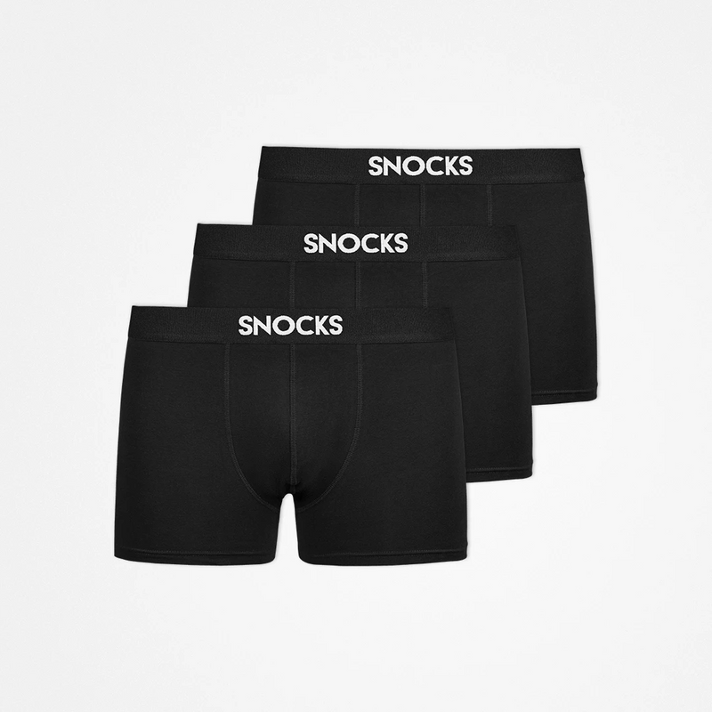 Premium Boxershorts aus Bambus - Unterhosen - Schwarz