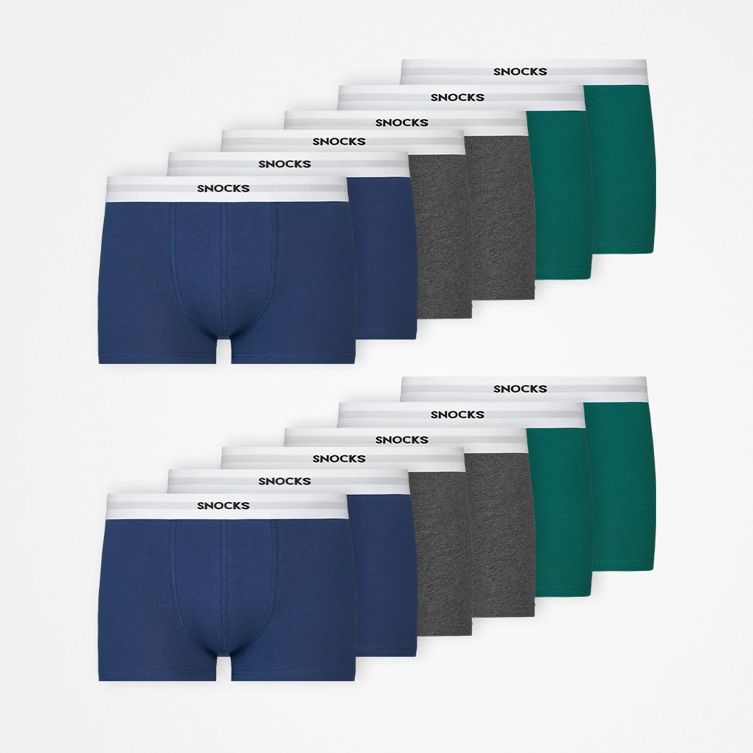 {"alt": "Boxershorts - Unterhosen - Mix (Blau/Grau/Petrol)", "quantity":"2"}