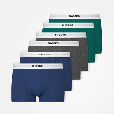 Boxershorts - Unterhosen - Mix (Blau/Grau/Petrol)