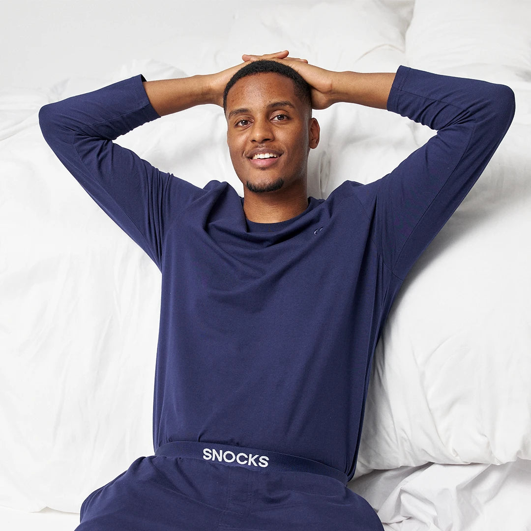 Haut de pyjama homme manches longues - Hauts - Coupe confortable