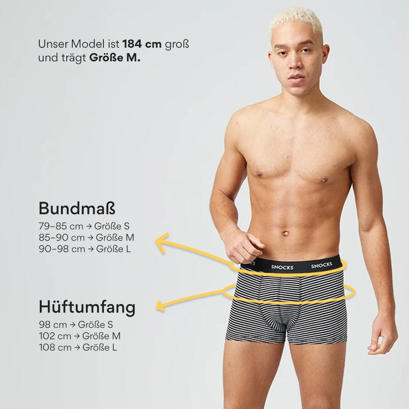 Boxershorts mit Streifen - Unterhosen - Passform