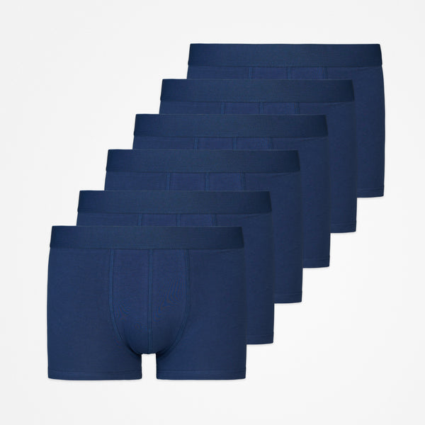 Boxershorts ohne Logo - Unterhosen - Purblau