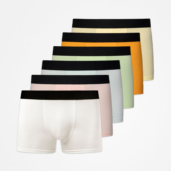 Boxershorts ohne Logo - Unterhosen - Mix (Pastell)