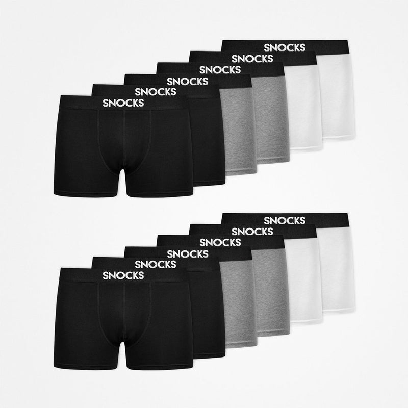 {"alt": "Boxershorts - Unterhosen - Mix (Schwarz/Weiß/Grau)", "quantity":"2"}