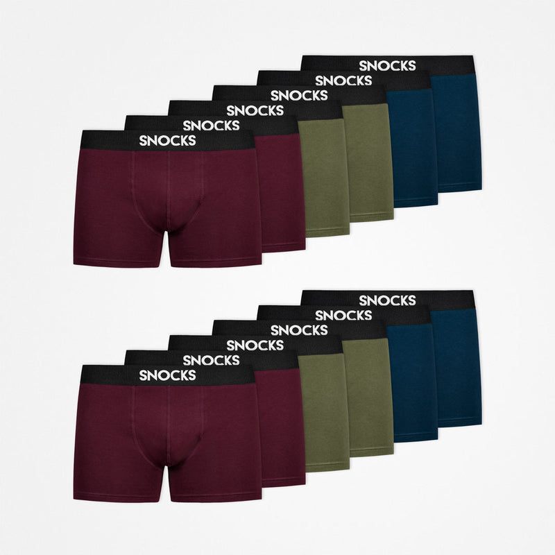 {"alt": "Boxershorts - Unterhosen - Mix (Rot/Olive/Blau)", "quantity":"2"}