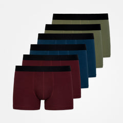 {"alt": "Boxers sans logo - Sous-vêtements - Mix (Rouge/Olive/Bleu)", "quantity":"1"}