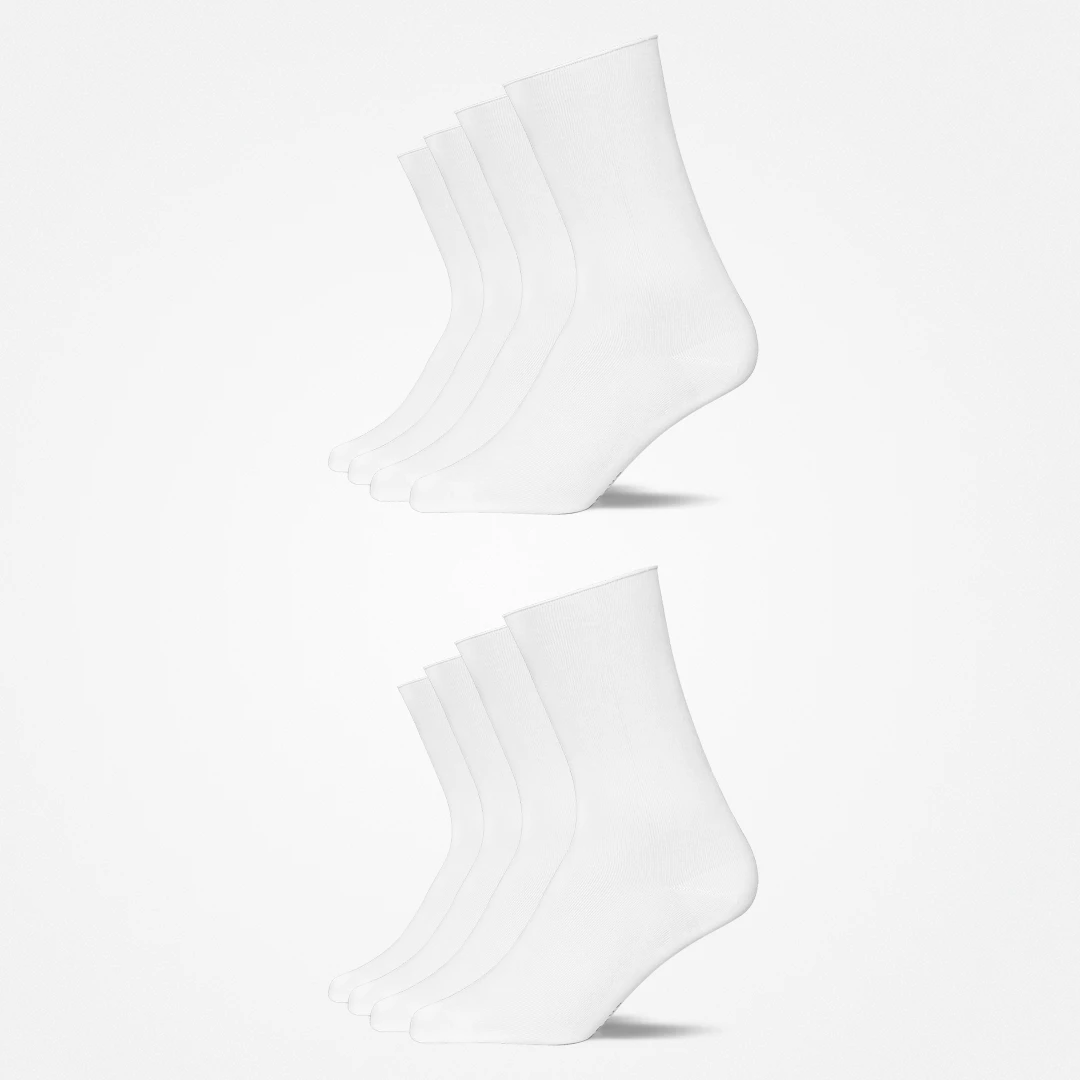 {"alt": "Klassische Damen Socken - Socken - Weiß", "quantity":"2"}