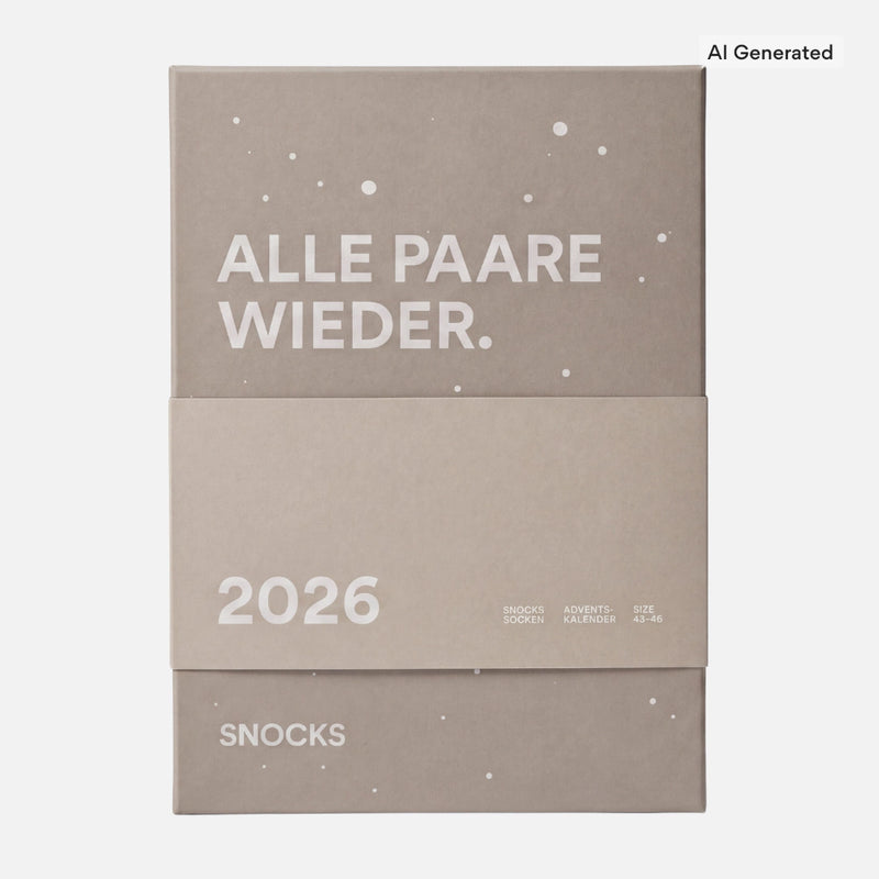 Socken Adventskalender 2026 - Adventskalender - X-Mas