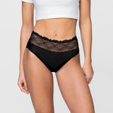 SNOCKS x femtis Ausfluss Slips - CLEO - Unterhosen - Schwarz