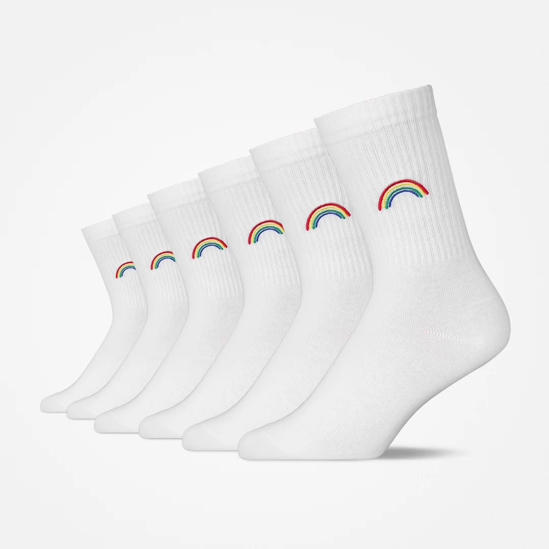 {"alt": "Tennissocken - Socken - Mix (Regenbogen)", "quantity":"3"}