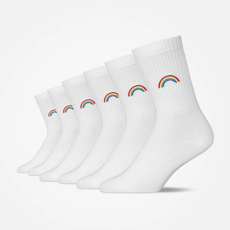 {"alt": "Tennissocken - Socken - Mix (Regenbogen)", "quantity":"3"}