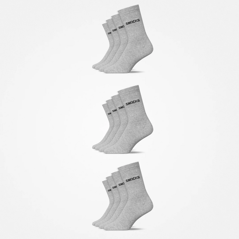 {"alt": "Tennissocken - Socken - Grau (SNOCKS)", "quantity":"3"}