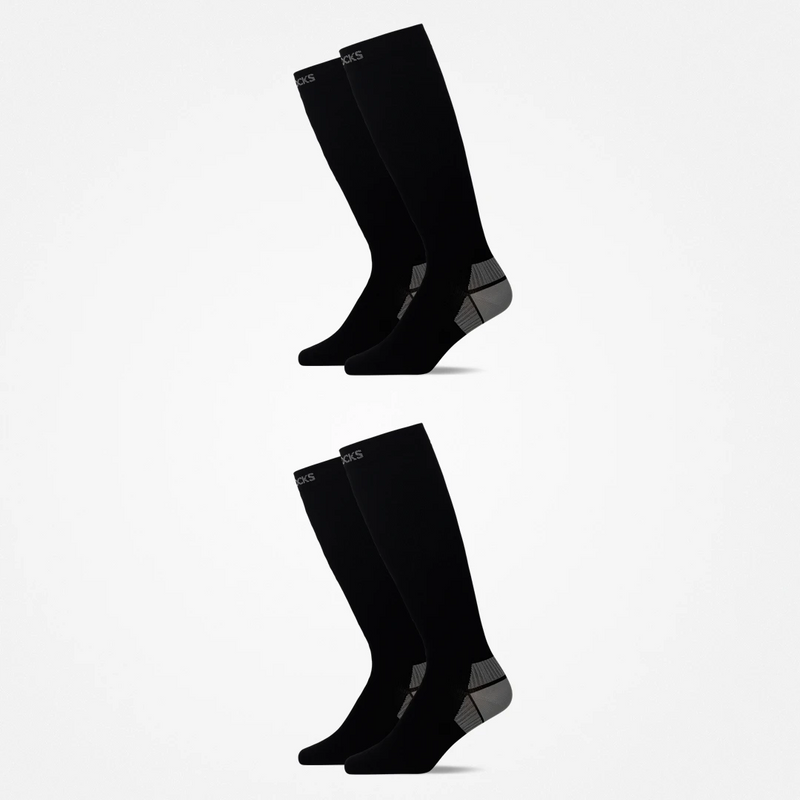 {"alt": "Sport Kompressionssocken - Socken - Schwarz", "quantity":"2"}