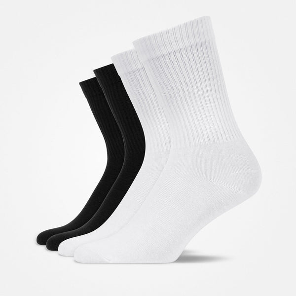 Tennissocken - Socken - Schwarz-Weiß