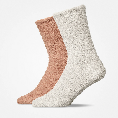 Chaussettes douces - Chaussettes - Mix (Marron/Offwhite)