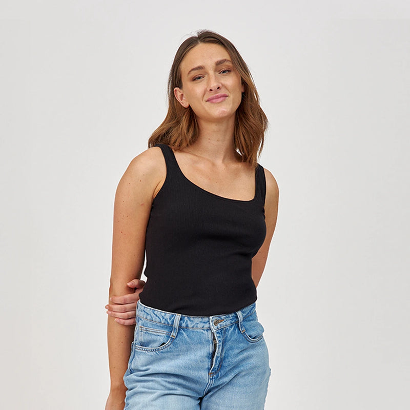 Canotta a coste da donna - Top - Perfetta da abbinare