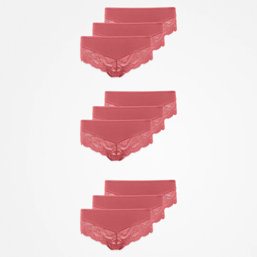 {"alt": "Hipster Panties mit Spitze - Unterhosen - Mauve", "quantity":"3"}