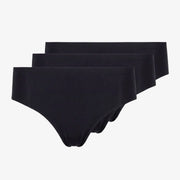 Microfiber High Waist Seamless Tanga - Unterhosen - Schwarz