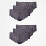 {"alt": "Hipster Panties aus Spitze - Unterhosen - Grau", "quantity":"2"}