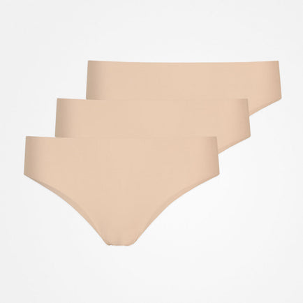 Hipster slips van microvezel - ondergoed - lichtbeige