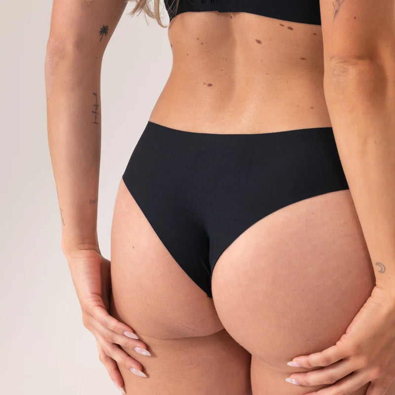 Microfiber Seamless Hipster | Schwarz