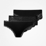 Hipster Slipjes Mix - Onderbroek - Zwart