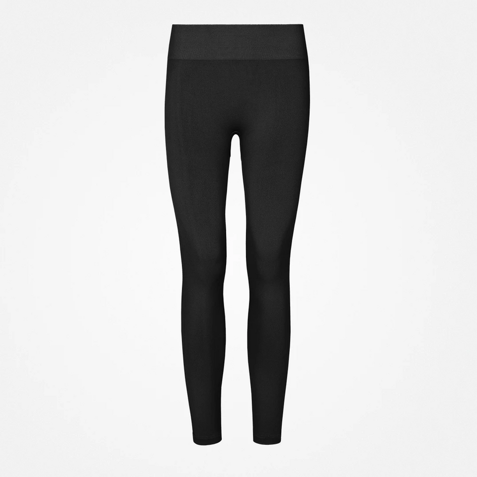 Leggings a vita alta senza cuciture - Pantaloni - Nero