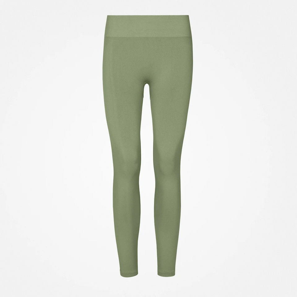 Leggings a vita alta senza cuciture | Verde chiaro