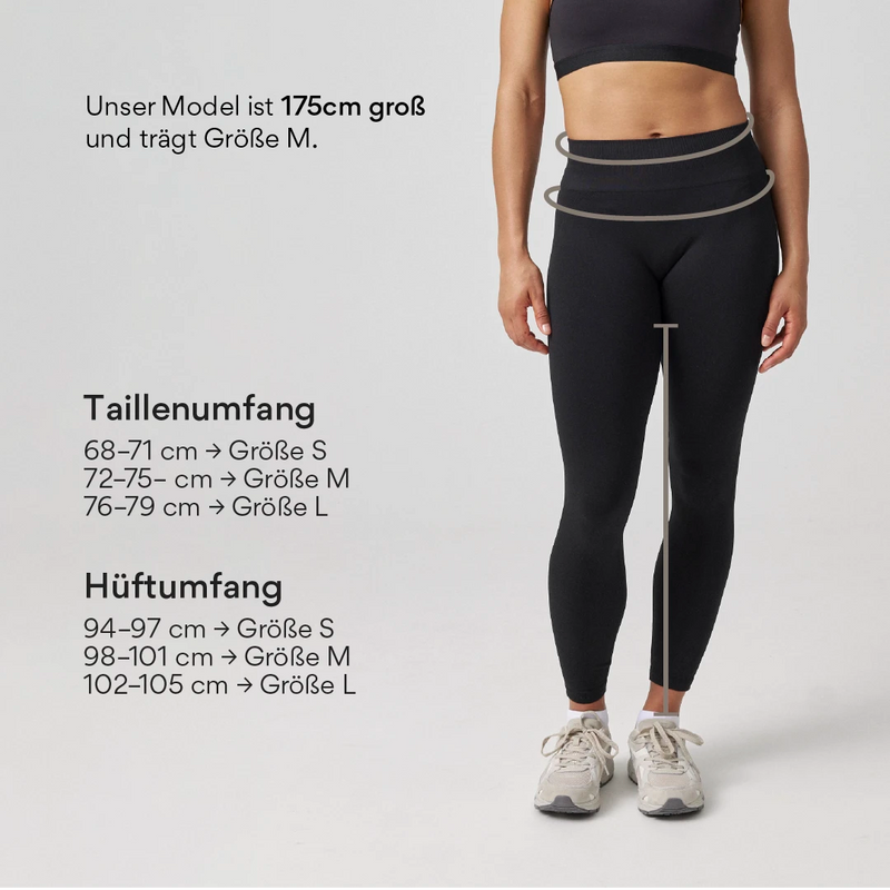 High Waist Leggings Seamless - Hosen - Passform