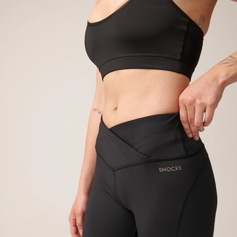 High Waist Leggings V Cross - Hosen - High Waist Fit