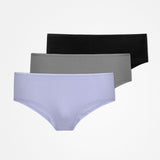 Hipster Panties - Sous-vêtements - Mix (Violet/Vert/Noir)