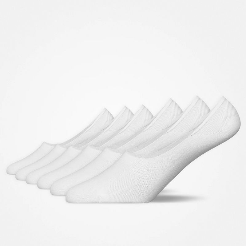 Mid Cut Füßlinge - Socken - Weiß